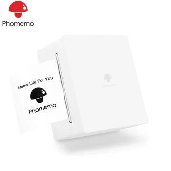 

Phomemo-M02 Pocket Printer Mini Bluetooth Wireless Portable Instant Mobile Thermal Label Sticker Mutilfuction Photo Printer