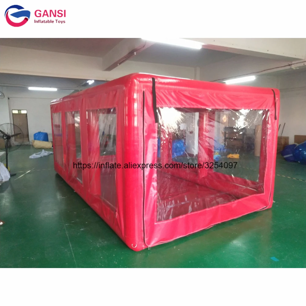 inflatable red car tent06