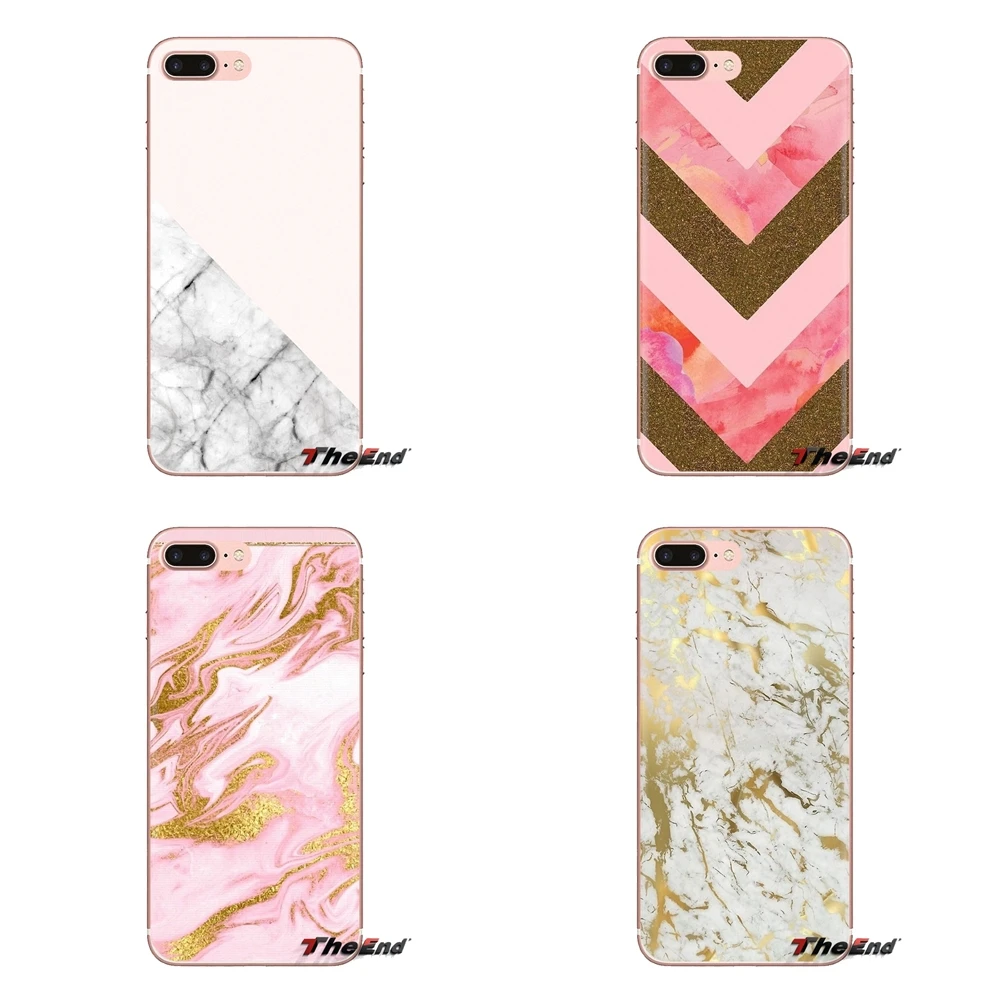 rose gold glitter marble stripes For Xiaomi Mi6 Mi 6 A1 Max Mix 2 5X 6X Redmi Note 5 5A 4X 4A A4 4 3 Plus Pro Silicone Cover Bag |