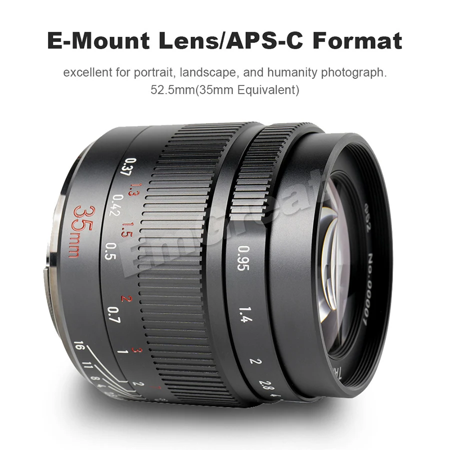 7Artisans 35mm F0.95 E-Mount レンズ Amazon.com : 7artisans 35mm f0.95 Large Aperture APS-C