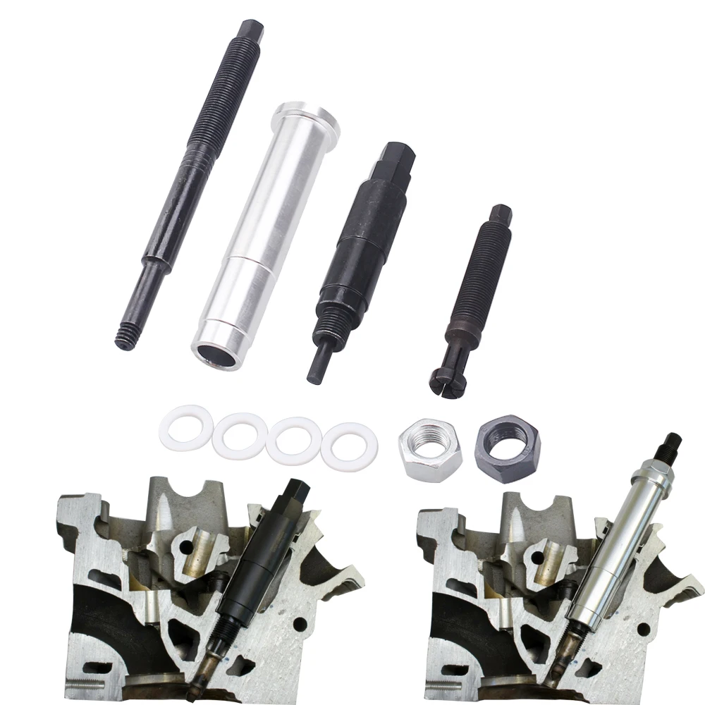 Engine Cylinder Head Valve Spring Compressor Remover Kit 65700 for  Ford 3V Engine