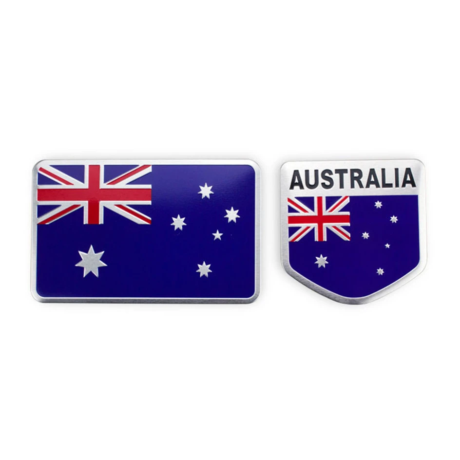 3d Metal Australia Flag Car Stickers Decals Car Whole Body Stickers Car