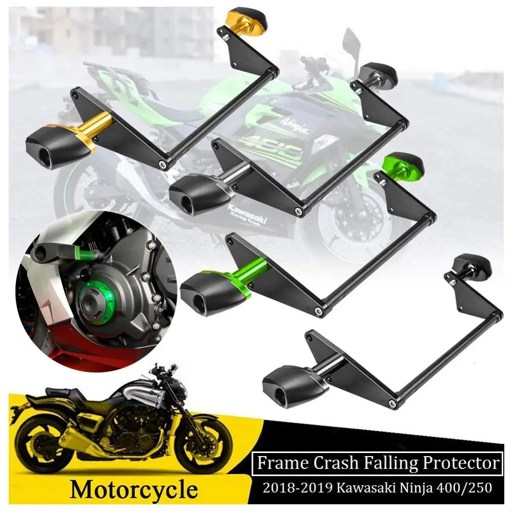Слайдеры рамы Ninja 250 400 для KAWASAKI NINJA400 NINJA250 2018 2019 2020 защита корпуса двигателя от