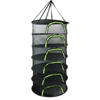 For Flowers Buds Plants Organizer Folding Dry Rack Herb Drying Net For Herbs Hanging Basket 6 Layers Drying Net Dryer Bag Mesh 1