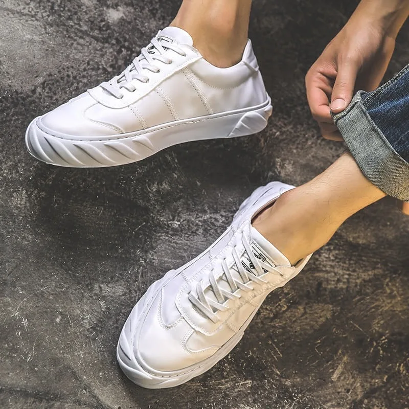 

Summer New Style Korean-style Versatile White Shoes Students Hong Kong Style Breathable Canvas Skate Shoes MEN'S Casual Shoes Sp