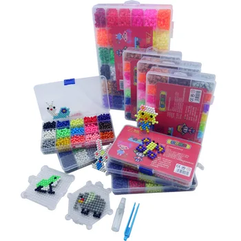 

Spray beads puzzle Crystal color DIY beads water spray set ball games 3D puzzle handmade magic toys for children Girl gift