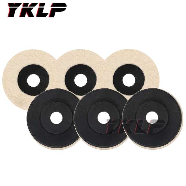 10pcs 50mm 75mm Wool Polishing Wheel Beige Buffing Pads Grinding Angle Grinder Wheel Felt Polisher Disc 10pcs 50mm/75mm Wool Polishing Wheel Beige Buffing Pads Grinding Angle Grinder Wheel Felt Polisher Disc For Stainless Steel