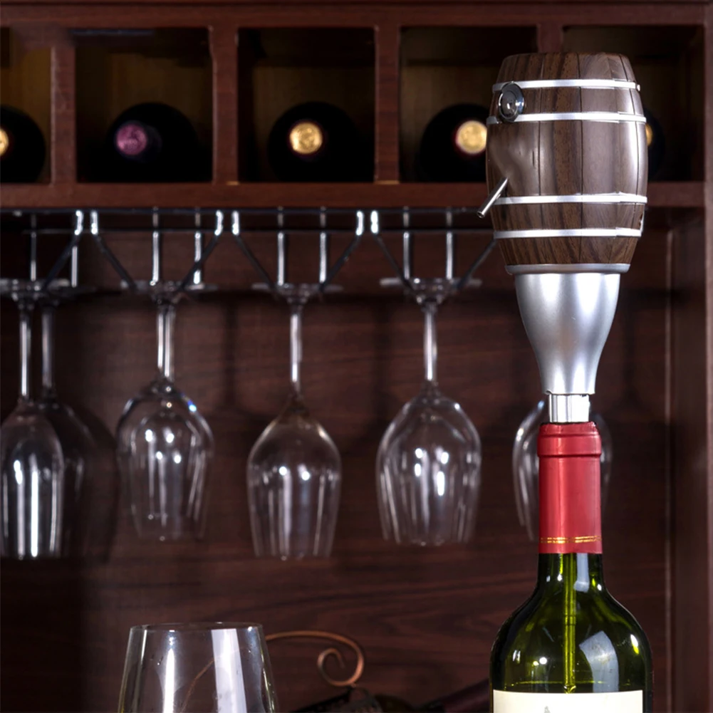 Smart Aerator Machine Bar Cider Pump Kitchen Battery Operated Wine Pourer Family Portable Durable Electric Decanter Juice Bottle