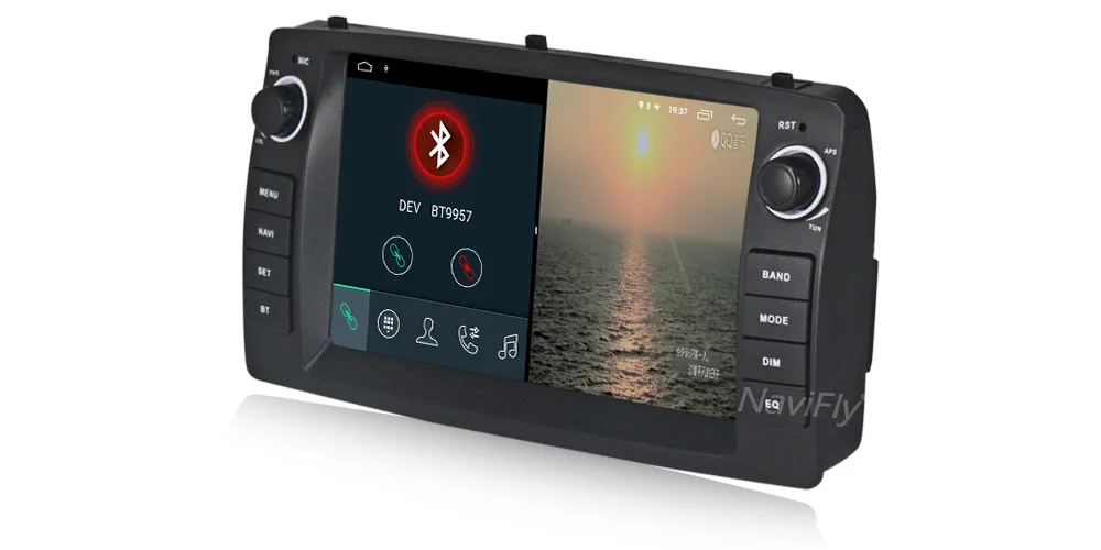 Top Navifly Android 9 Car DVD Player For Toyota Corolla E120 BYD F3 2000 2005 2006 Radio Multimedia Head Unit FM AM Stereo GPS 2+32G 20