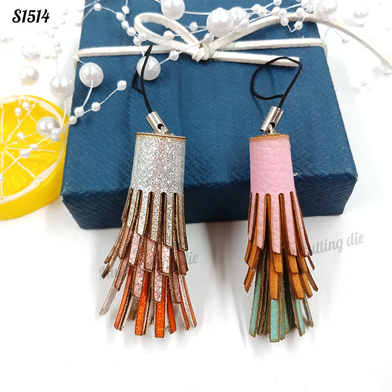 Tassel pendant серьги Трафаретный вырубной штамп 2," для скрапбукинга деревянный Штамповая Сталь Ножа S1514