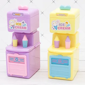 

Boy Girl Play House Toy Simulation Ice Cream Machine Simulation Dessert Children Fun Cartoon Toy Student Gift