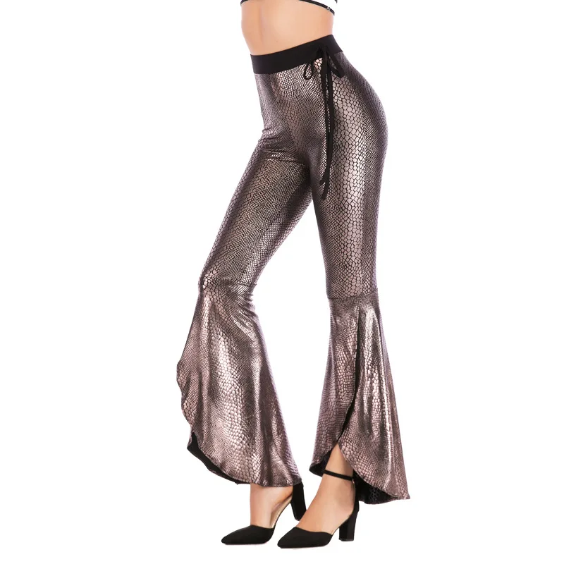 

Women Trousers New High Waist Tight-fitting Trumpet Casual Women's Trousers Bell Bottom Pants Boho Women Clothes Harajuku Pants