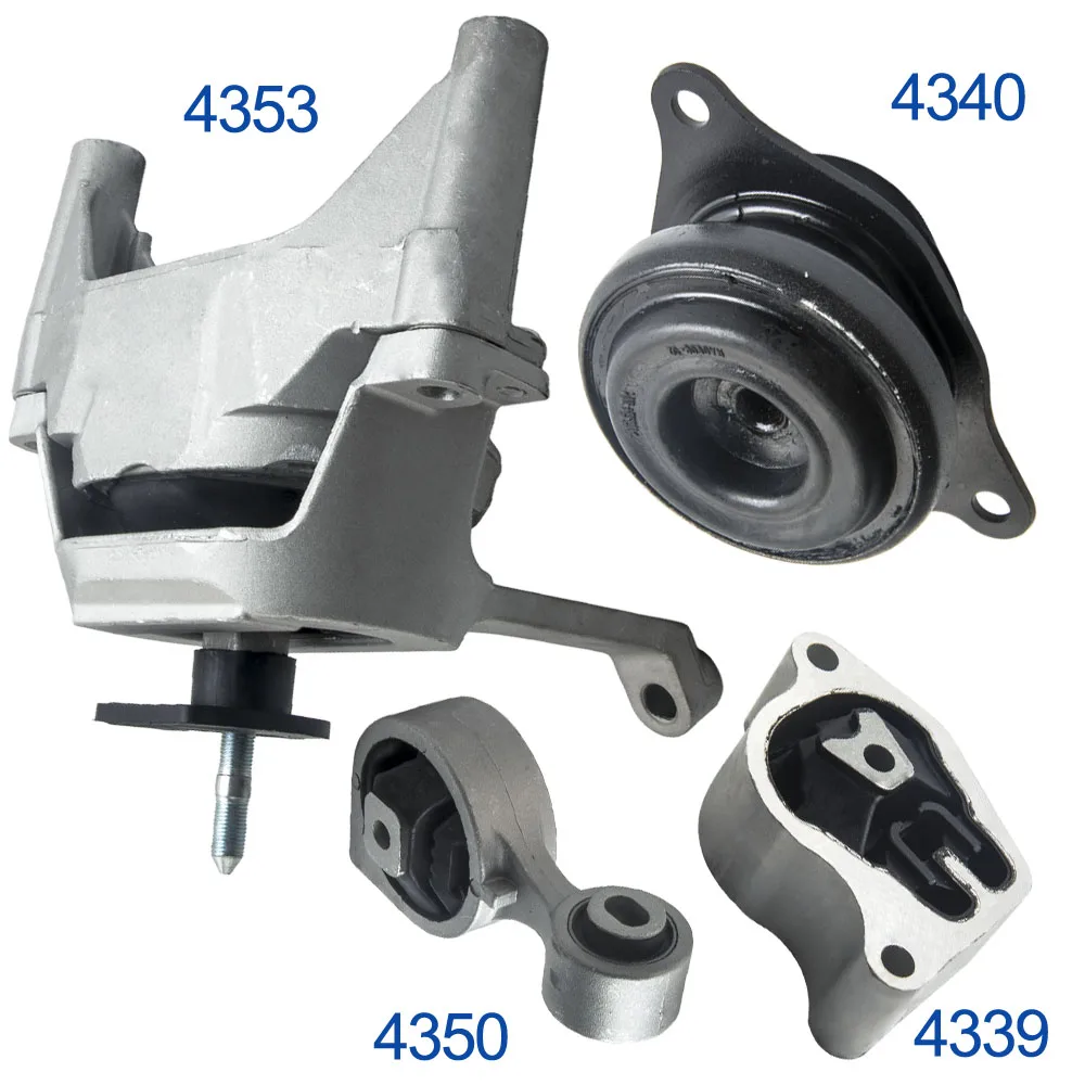  4PCS Trans Engine Motor/Trans Mount for Nissan Altima 2.5L Auto CVT 2007-2012