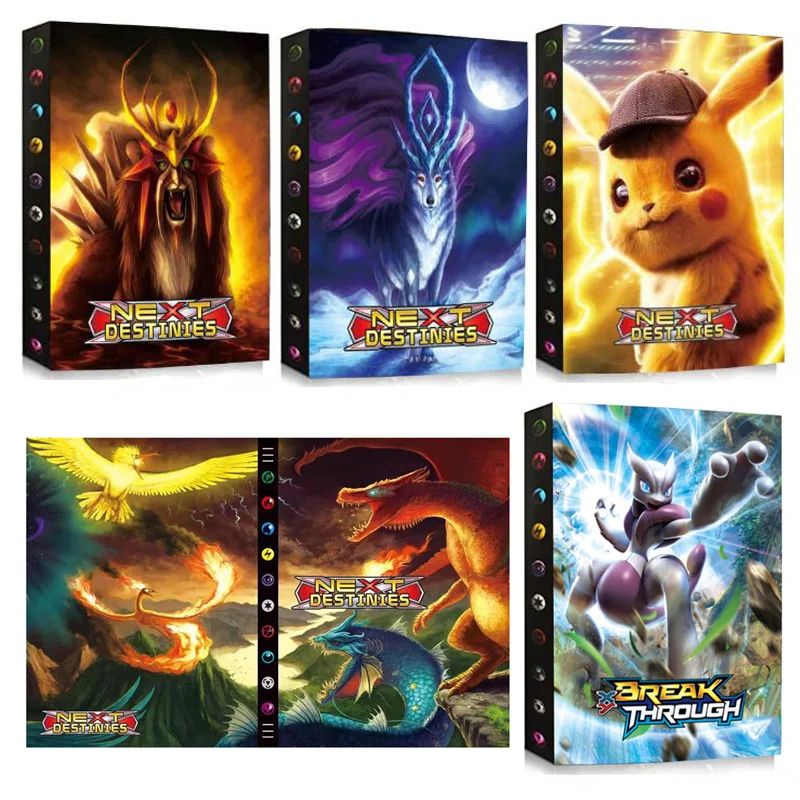 Pokemon Cards Album Book Cartoon TAKARA TOMY Anime New 432PCS Game Card VMAX GX EX Holder Collection Folder Kid Cool Toy Gift |