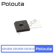 Dispositif redresseur en ligne GBU8J GBU8K GBU4B GBU4A/D/J/K/M, pont plat à 4 broches, panneaux de Protection des condensateurs Polouta Supper, 5 pièces