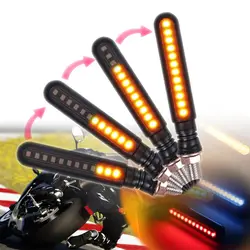 4 шт. мотоциклетные поворотники E4 Mark светодиодный мигающий стоп-сигнал, задний индикатор, ходовой светильник, DRL мигалка для Honda
