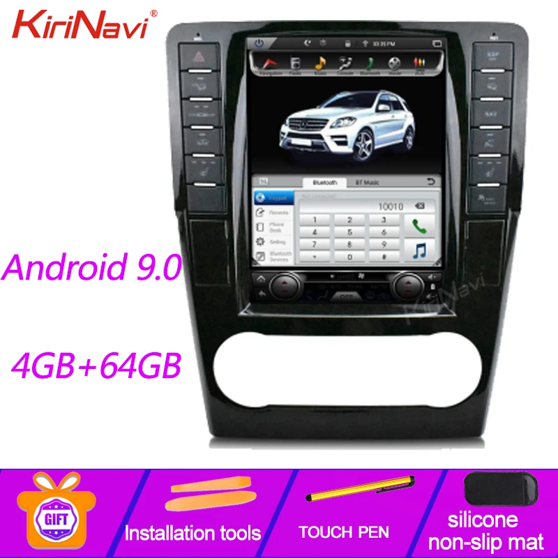 Автомобильный мультимедийный плеер KiriNavi 10 4 дюйма Android 9 0 для Mercedes Benz GL GL350 GL400 GL450 ML