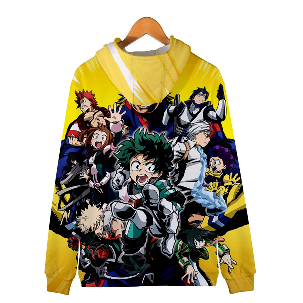 Аниме мой герой Academy сезон 4 Midoriya izku 3d принт молния толстовка с капюшоном Мужская/женская повседневная одежда на молнии
