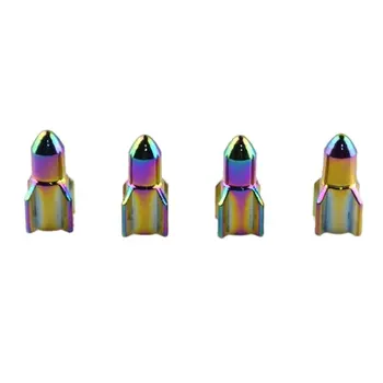 

Practical Car Styling Car Wheel Tires Valve Dust Caps Auto Motorcycle Stem Caps Rocket Shape Valve High Quality Stem Caps
