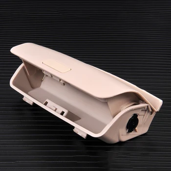 

Skoda Sunglasses Case Reliable Eyeglass Holder Black/Beige ABS Plastic
