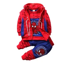 Kid Superhero Spiderman Cosplay Costume Fancy Dress Clothes Outfit Tracksuit Set
