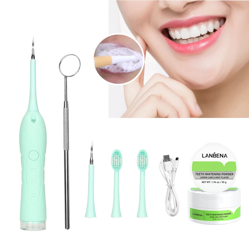 Electric Sonic Vibration Dental Scaler Tooth Whiten Teeth Health