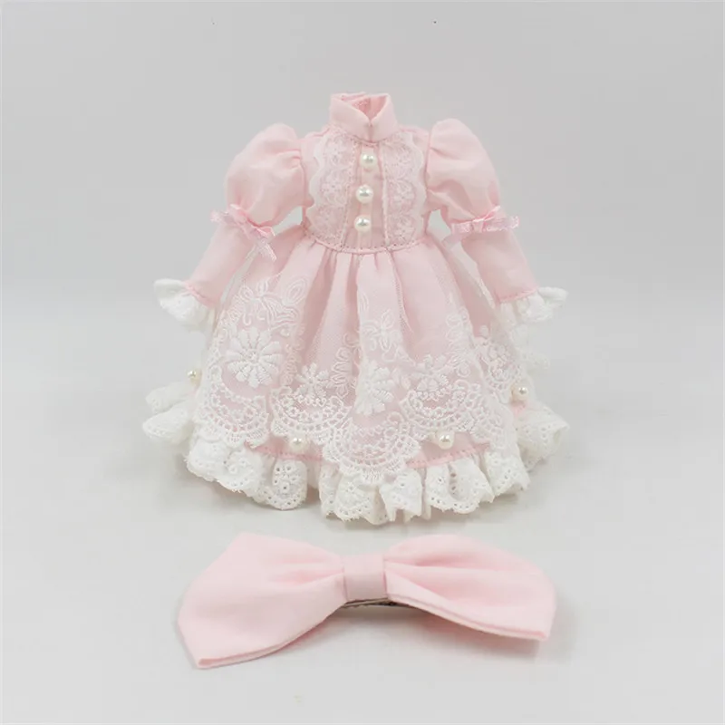 Blyth doll Princess dress with melamed Two color for choice for the  JOINT body  sweet dressing BJD 5