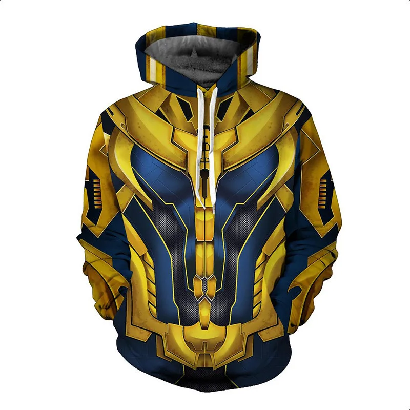 No zipper style Эндгейм танос для косплея Железного человека Костюм Тони Старка футболка футболки пальто куртка брюки для женщин толстовки свитшоты для мужчин - Цвет: No zipper style