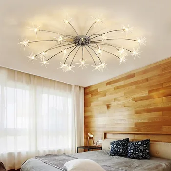 

modern luminaire iron LED pendant lights restaurant hanging ceiling lamps