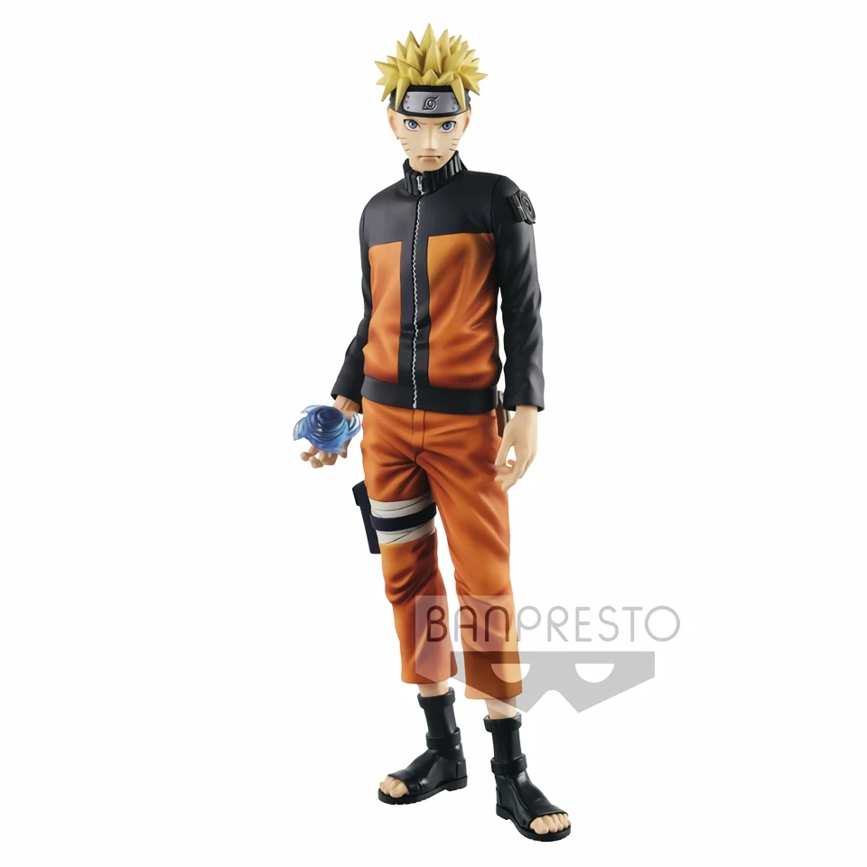 Tronzo, оригинальная Banpresto, Grandista Shinobi Relations Naruto, Shippuden, SASUKE kacashi Boruto Naruto, ПВХ фигурка, модель игрушки - Цвет: 27cm Naruto