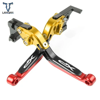 

Motorcycle Accessories CNC Adjustable Brake Clutch Levers With LOGO For YAMAHA XP 530 XP530 2012 2013 2014 2015 2016