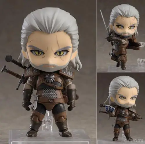 

10cm Geralt of Rivia action figure toys Christmas gift doll with box