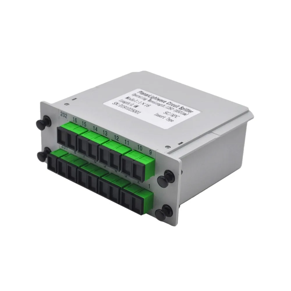 10pcs/Lot SC APC UPC PLC 1X16 Fiber Optic FTTH