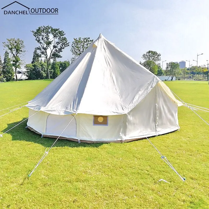 DANCHEL OUTDOOR Белый цвет Оксфорд Белл палатка с плитой куртка на стене/Кемпинг