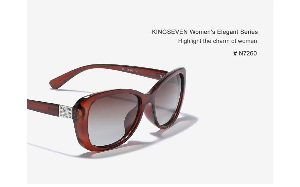 KINGSEVEN Young Style Gradient Sunglasses Women's Polarized