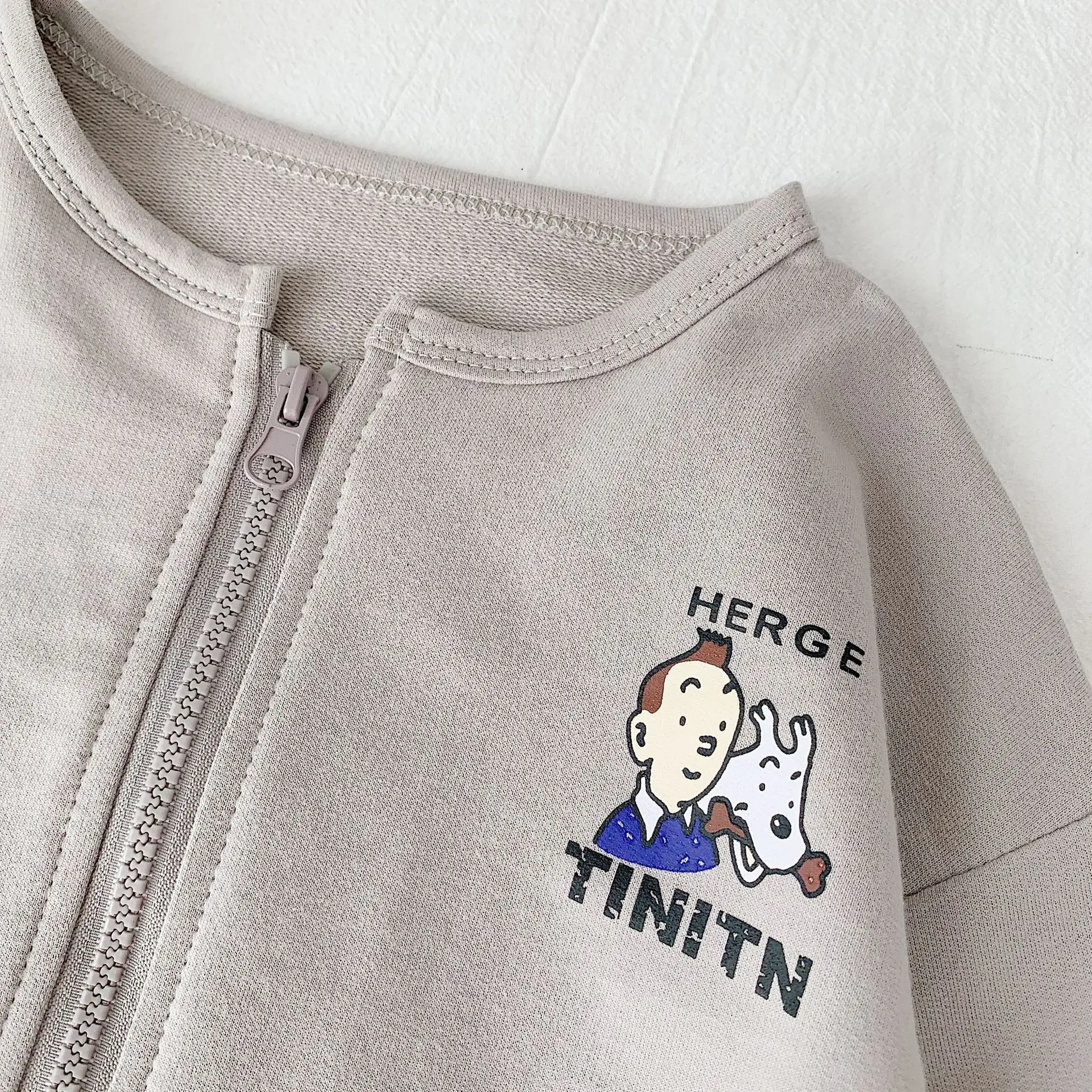 Baby girl jacket cartoon cardigan Children Long sleeve casual toddler sweatshirts kid Round Collar Pullovers