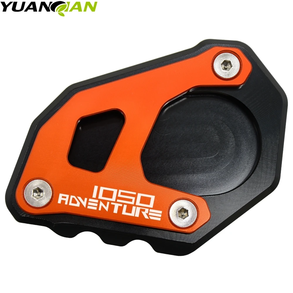 Black and Orange YUANQIAN мотоцикл для KTM 1290 супер ADV подставка для ног подножка сбоку расширение Pad для KTM 1050 1090 1190 1290 супер Приключения R - Цвет: Black and Orange