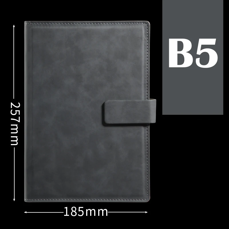 B5 Included pen A5/B5 Agenda еженедельник дневник путешественника роскошный бизнес блокнот из искусственной кожи Снова в школу блокнот план Органайзер книги - Цвет: B5 Included pen