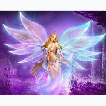 

5D DIY Diamond Painting Elf Girl Full Drill Diamond Embroidery Mosaic Sale Gift Decor Picture of Rhinestones Craft