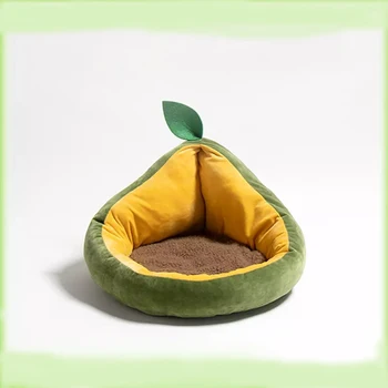 

Avocado Styling Small Pet Dog House Kennel All Seasons Bed Cat Dogs Dirt-Resistant Soft Bed Removable And Washable Inner Cushion