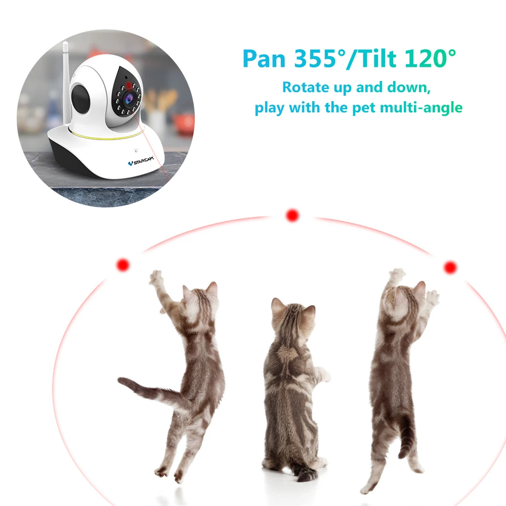 IP камера Vstarcam 1080P для домашних животных с поддержкой Wi Fi|Камеры видеонаблюдения| |