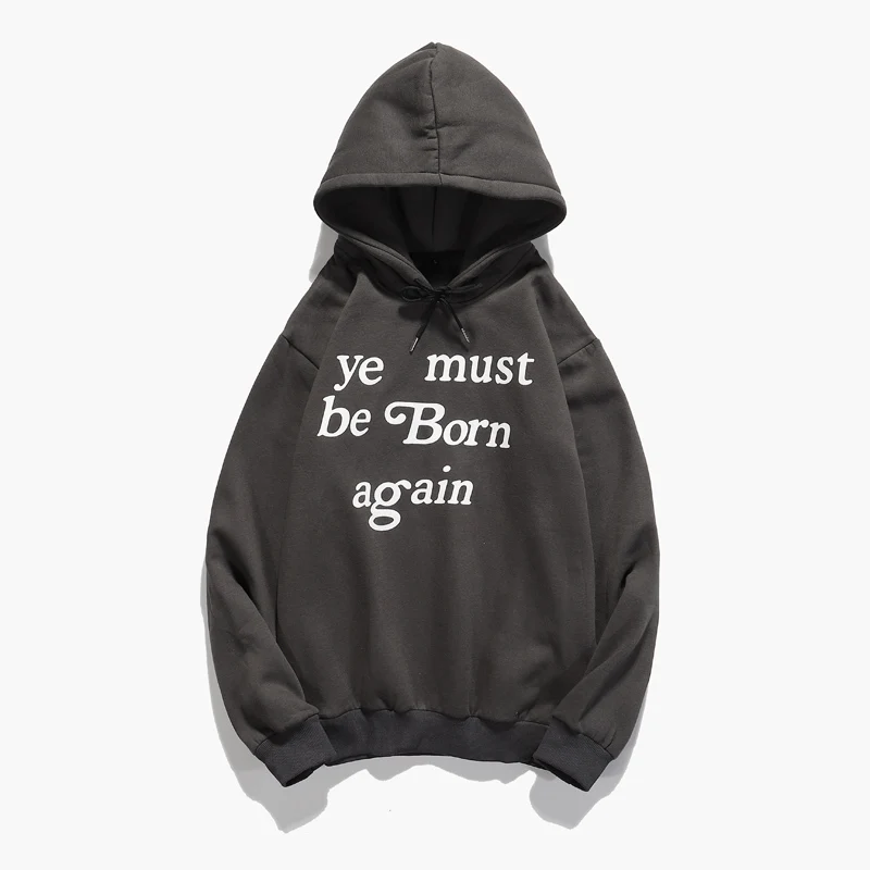 Kanye West, граффити, буквы, принт, плюс бархат, Толстовка для мужчин, Harajuku, флисовая толстовка, хип-хоп, странные вещи, толстовки с капюшоном