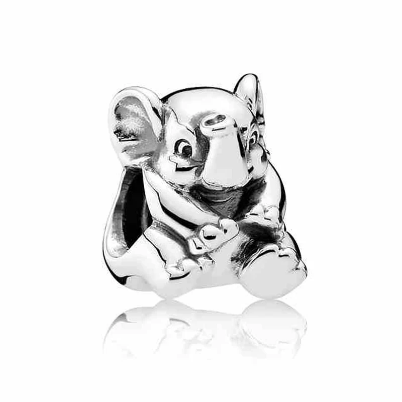 Милый очаровательный выпускник Сова Винни Пух Lucky слона тигра коала подвески, соответственные Пандоре обаятельные браслеты бусины из стерлингового серебра 925 ювелирные изделия