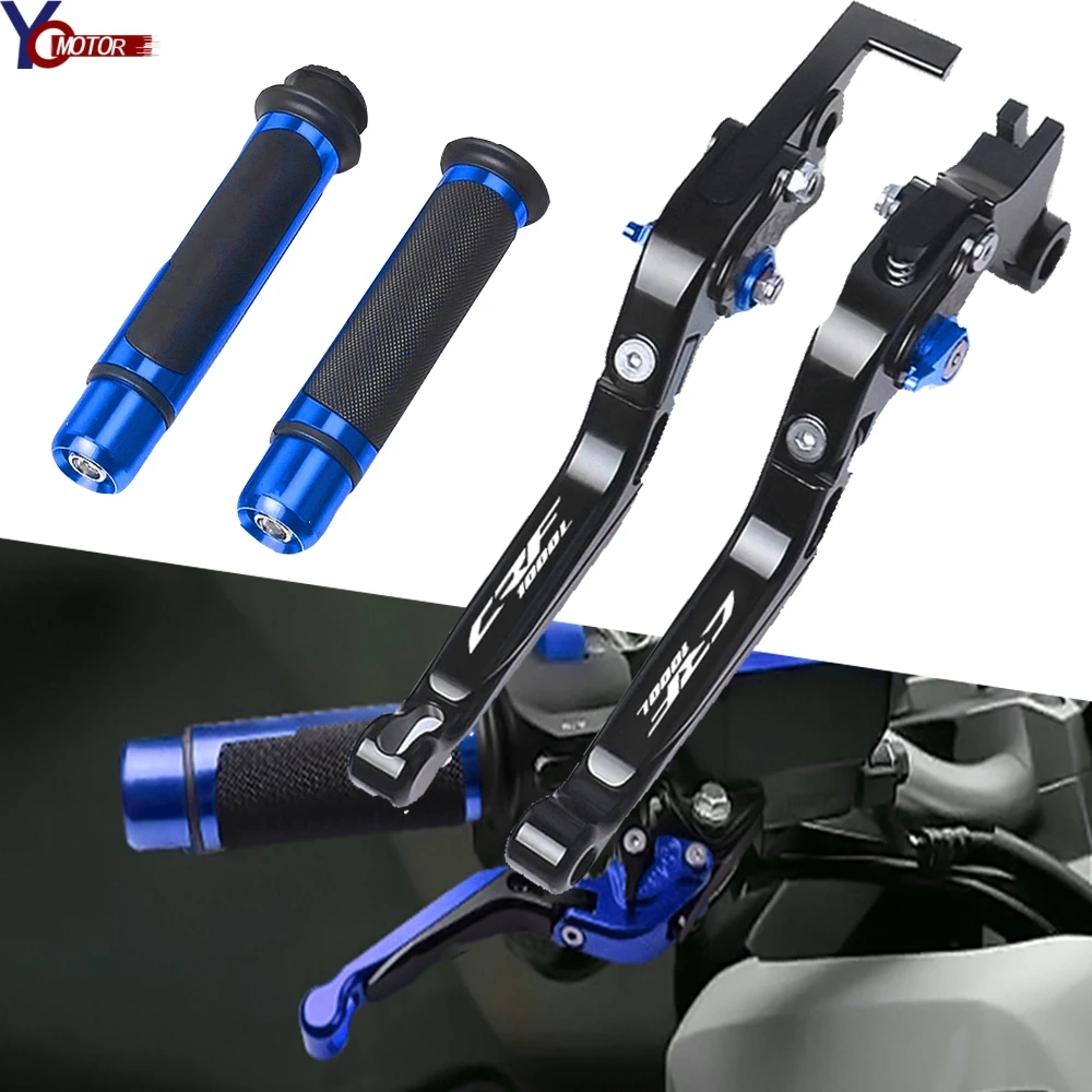 

Motorcycle CNC aluminum Adjustable Foldable Brake Clutch Lever Handle Grips For Honda CRF1000L CRF 1000 L CRF 1000L 2015-2017