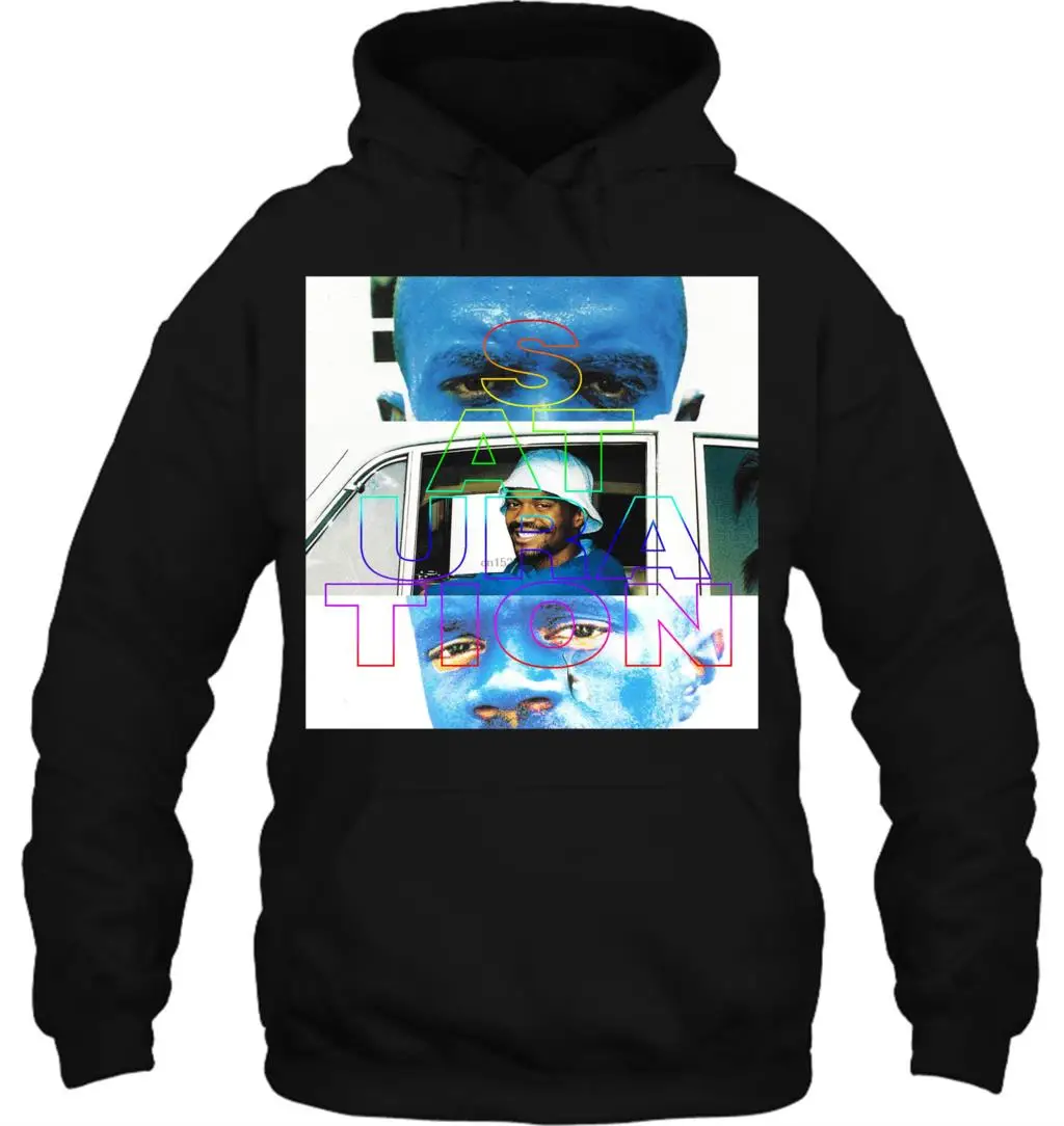 Мужская толстовка с капюшоном brockhempton 1Saturation Tee Tour Мужская футболка с круглым вырезом и принтом модный шикарный Повседневный удобный топ женская уличная одежда