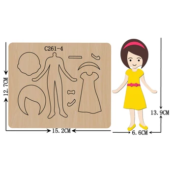 

New girl Wooden die Scrapbooking C-261-4 Cutting Dies for common die cutting machines on the market