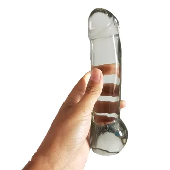 

18cm High Quality Clear Melting Crystal Large Massage Wand Yoni Wand For Women Healing Crystal Massage Stick