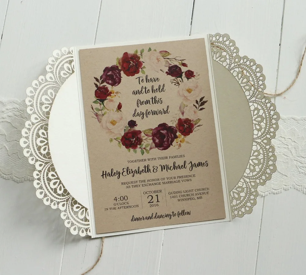 Wedding Invitations Set