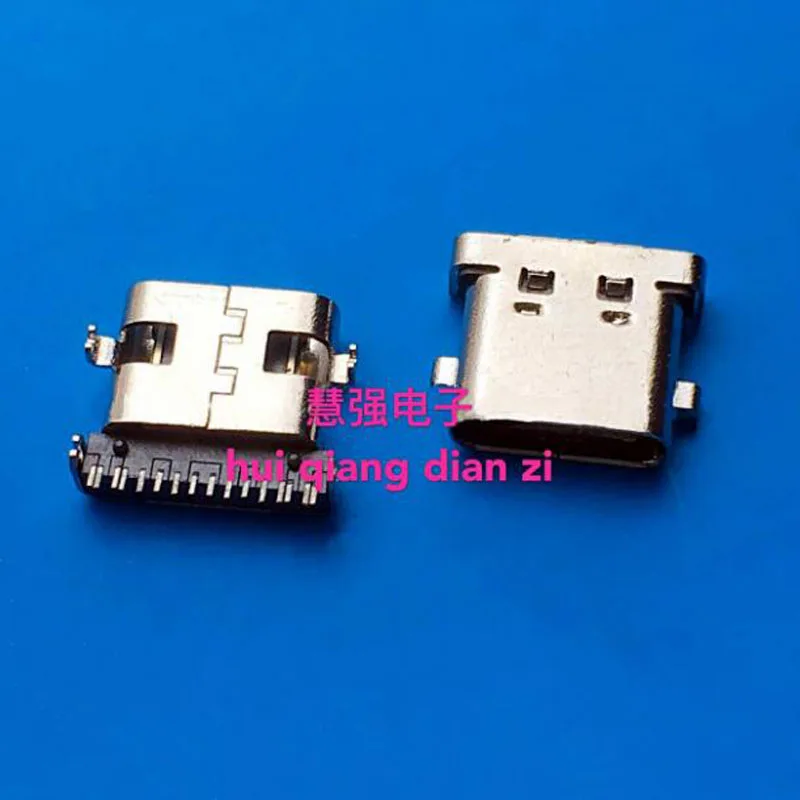10 шт. USB3.1 разъем Женский тип-c 16P 3,1 usb гнездо тонущее покрытие 8,7 все бронзовые