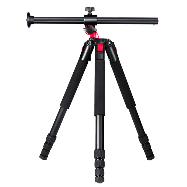 Camera Tripod Horizontal Aluminium Tripods Portable Monopod with 360